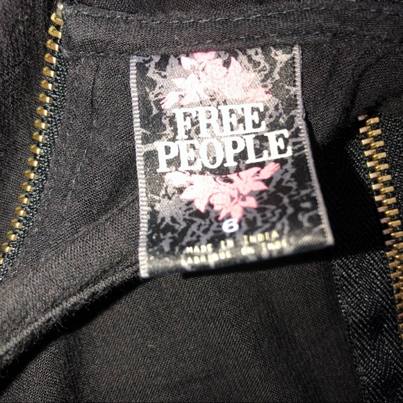 Free People Metallic Beaded Tunic Ruffle Top Y2563 - Picture 2 of 8